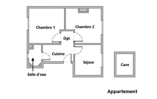 Appartement 3p