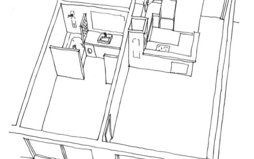 Appartement de 45,76 m² sans vis-à-vis – Terrasse – Parking – Cave