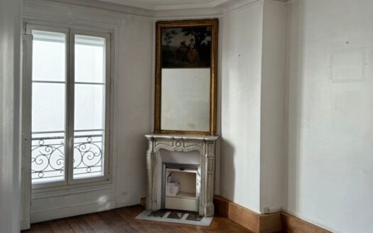 Pap appartement haussmanien 53m2 2 chambres & sejour, cuisine, salle de bains, wc separe