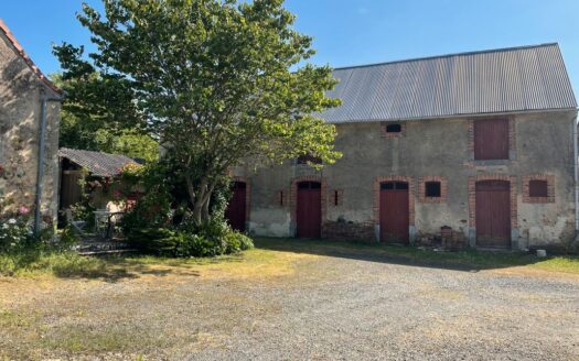 Ensemble de maisons dans un village médiéval