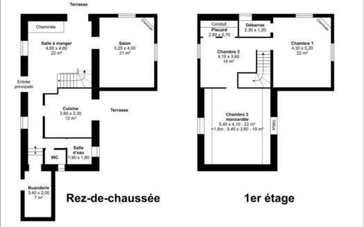 Vends maison et grand terrain à Géus d’Arzacq