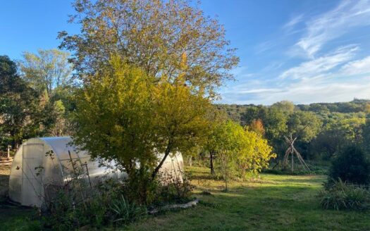 Charmante maison autonome sur grand terrain arboré + potager + écurie + forêt + rivière