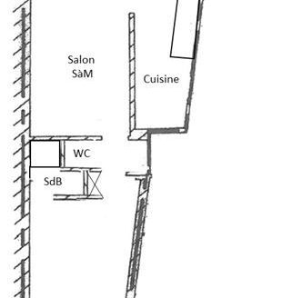 Appartement F2 de 40m² avec cave et jardin privatif