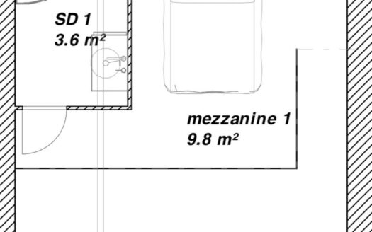 Bel appartement avec mezzanine