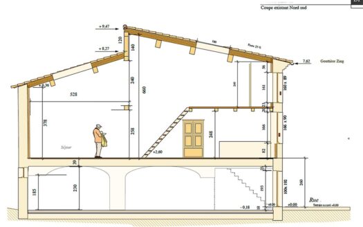 Maison de ville comme un loft