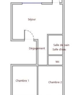 Appartement 3 pièces 48 m²