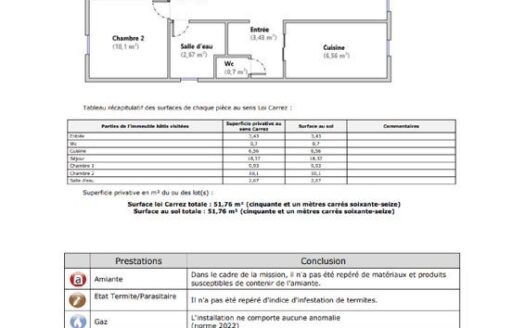 1/3  Appartement T3 – RDC