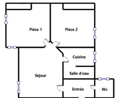 Petit 3P  28 m²