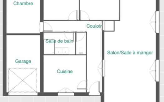 Maison rénovée plain-pied 99m2 ESCALQUENS