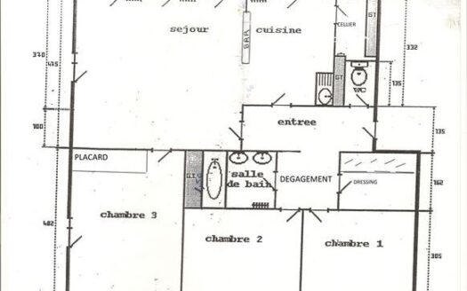 QUARTIER MONTFERRAND T4 90m² Cave Parking