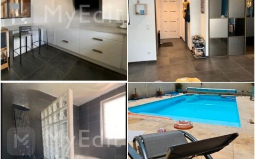 Maison T5, 115m², piscine et annexe