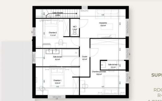 4 Maisons individuelles neuves de 147m2 sur des terrains d’environs 700m2